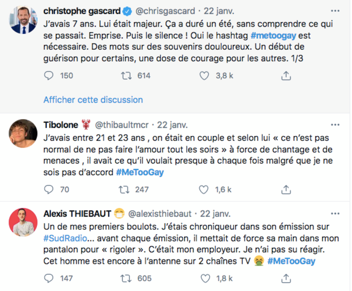 Après plusieurs tentatives, le «#MeTooGay» brise un nouveau tabou Mediapart