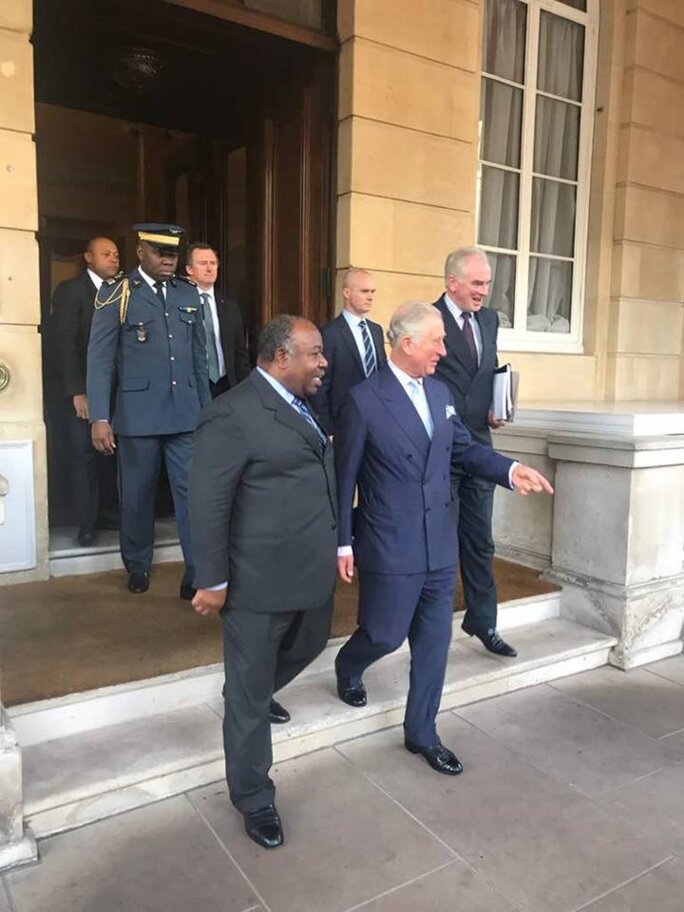 Londres le prince Charles et Ali Bongo Ondimba ensemble contre la