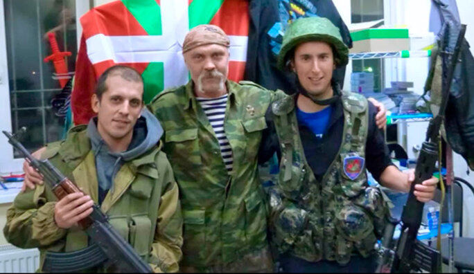 Баскский терроризм в Донбассе © Скиншот Gil Lur Rey, Berria.
