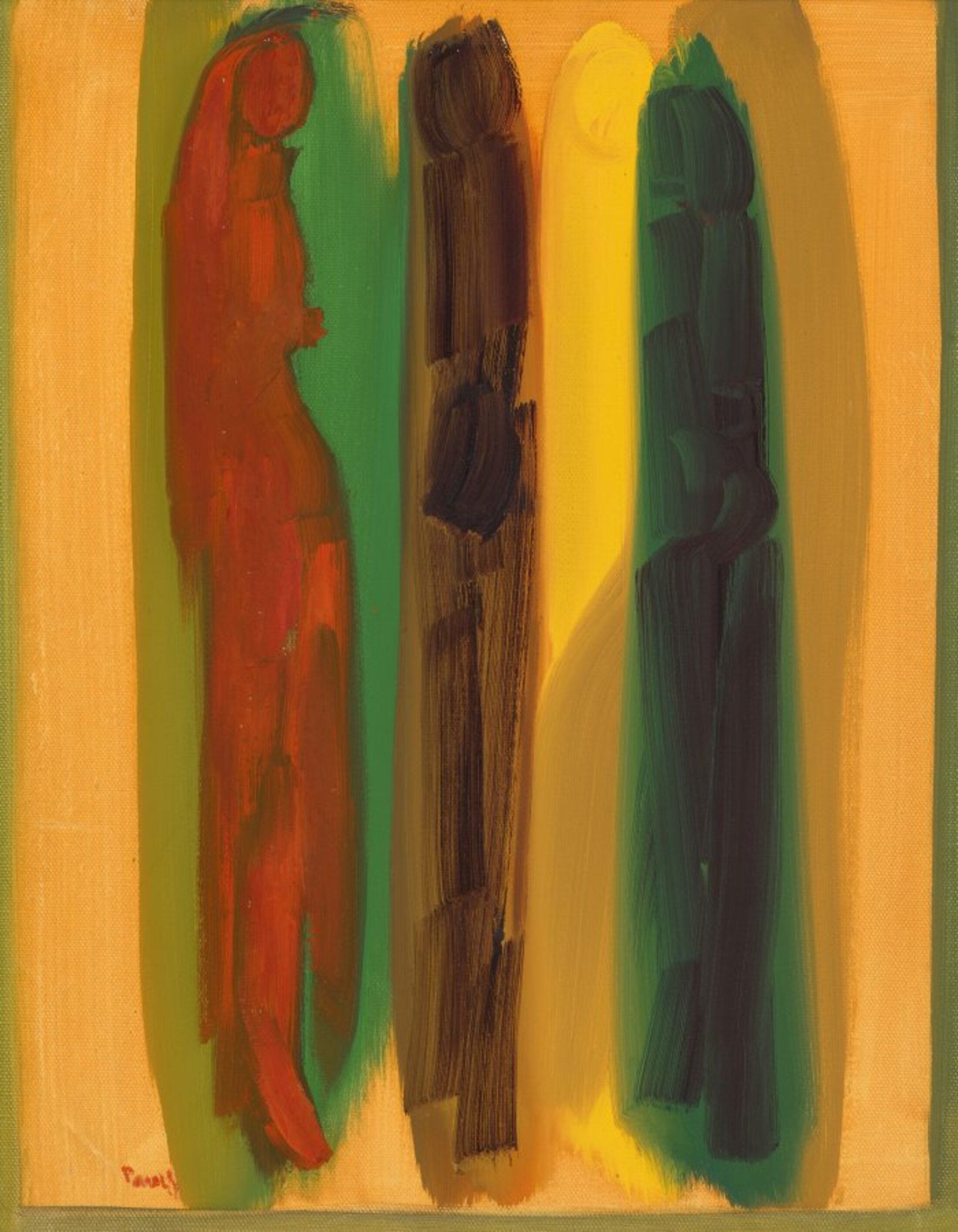 Peinture du dimanche Le Club