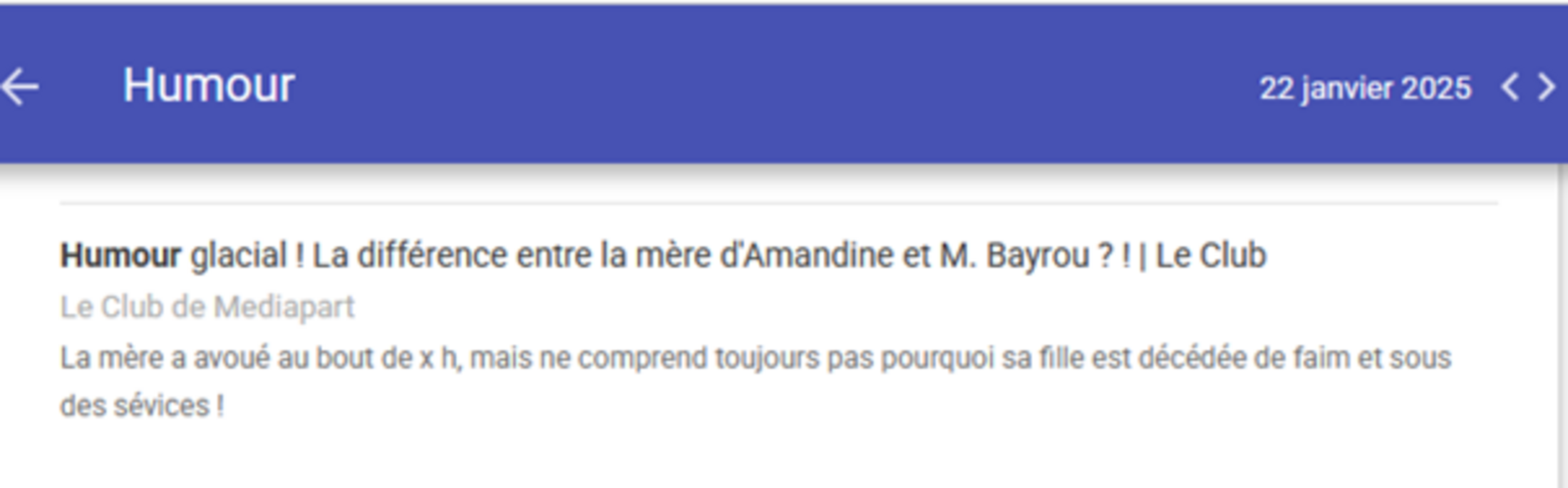 Humour du 21ème s.. Mélanie meurt poignardée ! MAIS M. BAYROU ? | Le Club
