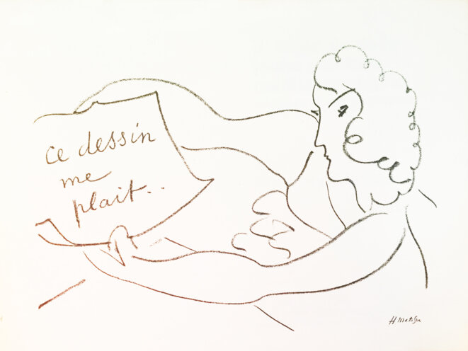 Dessin de Matisse pour un catalogue de l'UMAM Dessin de Matisse pour un catalogue de l'UMAM