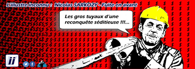 Nicolas Sarkozy - Fuite en avant © Danyel Gill Nicolas Sarkozy - Fuite en avant © Danyel Gill