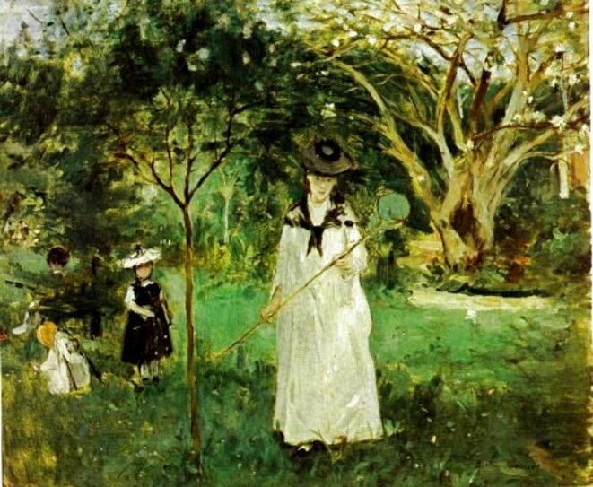 La Chasse aux papillons © Berthe Morisot La Chasse aux papillons © Berthe Morisot
