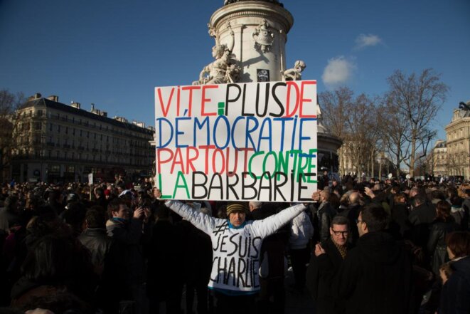11 janvier, place de la République, Paris. © Thomas Haley 11 janvier, place de la République, Paris. © Thomas Haley