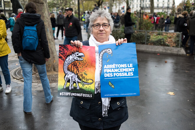 Dans la chaîne humaine entre Oberkampf et Nation à Paris © Jean de Peña