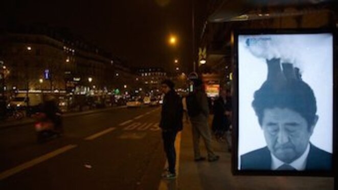shinzo-abe-1er-ministre-japon © Brandalism shinzo-abe-1er-ministre-japon © Brandalism