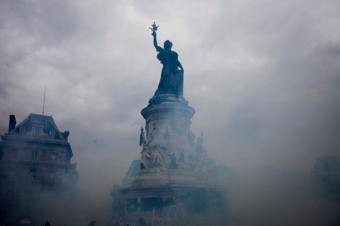 Place de la République, 29 novembre 2015. © Julien Brygo Place de la République, 29 novembre 2015. © Julien Brygo