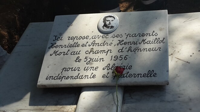 Tombe d'Henri Maillot © Julien Hage Tombe d'Henri Maillot © Julien Hage