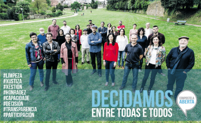 Le journal de campagne de «Compostela Aberta»: «Décidons tous et toutes ensemble» Le journal de campagne de «Compostela Aberta»: «Décidons tous et toutes ensemble»