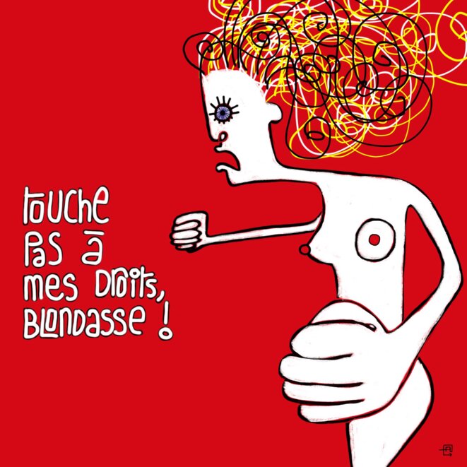 Blondasse et pauvre type