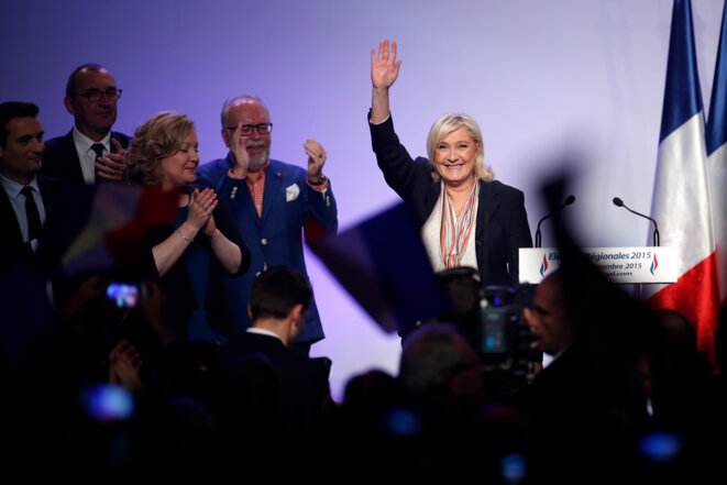 Salle Wagram, à Paris, le 10 décembre 2015. © Reuters Salle Wagram, à Paris, le 10 décembre 2015. © Reuters