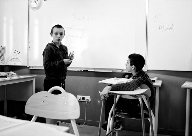 Dans une classe Segpa de Maubeuge © Flavio Tarquinio / La France VUE D'ICI Dans une classe Segpa de Maubeuge © Flavio Tarquinio / La France VUE D'ICI