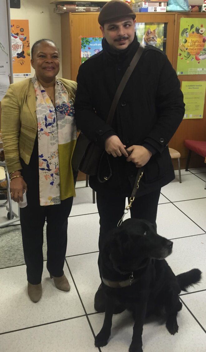 Photo avec Christiane TAUBIRA, Brétigny, Mars 2015 Photo avec Christiane TAUBIRA, Brétigny, Mars 2015