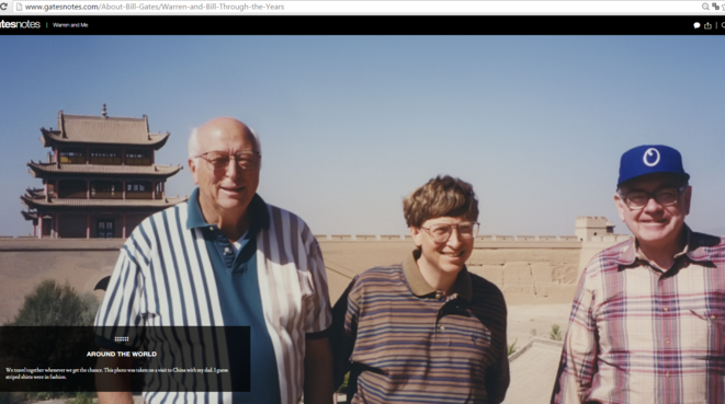 Bill Gates entre Gates sr et Warren Buffett Bill Gates entre Gates sr et Warren Buffett