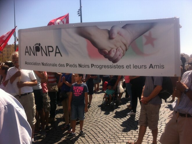 Participation de l'ANPNA à une manifestation de soutien à la Palestine à Marseille.
