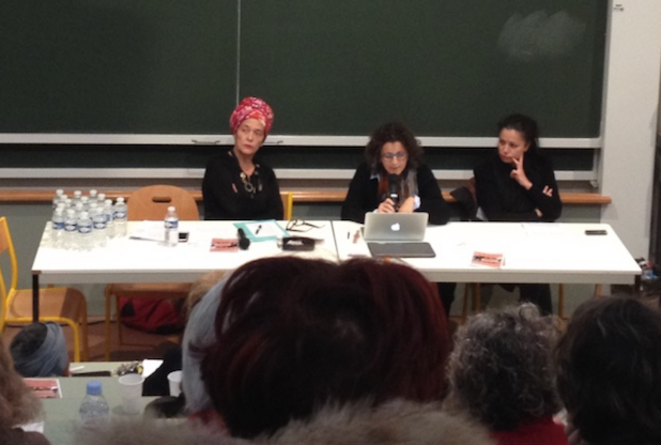Françoise Vergès, Nacira Guénif-Souilamas et Houria Bouteldja © SA Françoise Vergès, Nacira Guénif-Souilamas et Houria Bouteldja © SA