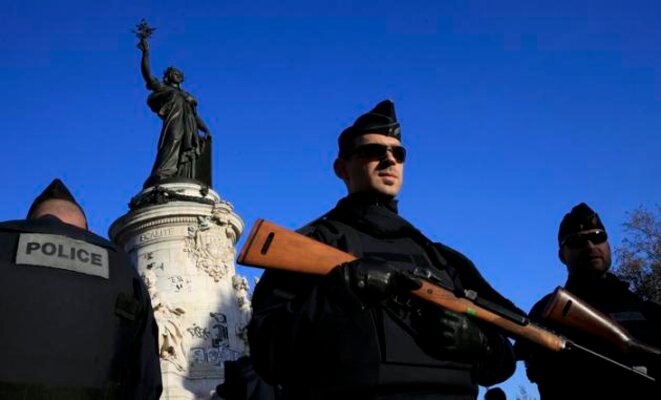 Place de la République, à Paris, le 15 novembre © Reuters Place de la République, à Paris, le 15 novembre © Reuters