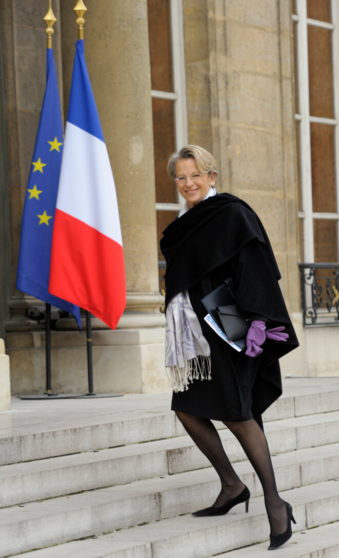 Michèle Alliot-Marie, le 17 novembre 2010. © Reuters Michèle Alliot-Marie, le 17 novembre 2010. © Reuters