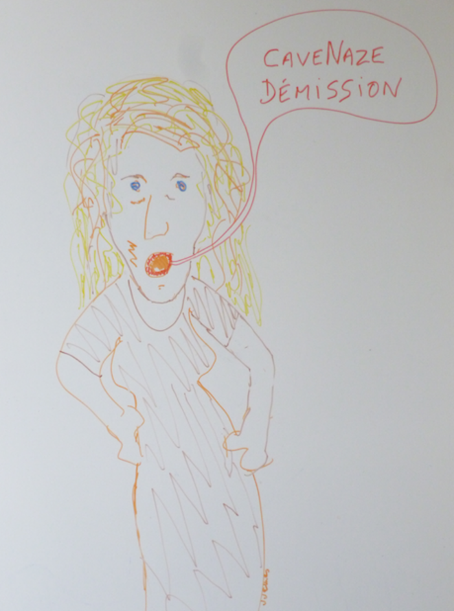 madame veuve Wolinski en a gros sur le coeur