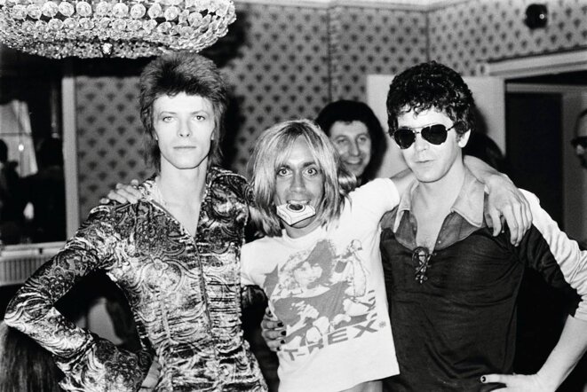 Avec Iggy Pop et Lou Reed Avec Iggy Pop et Lou Reed
