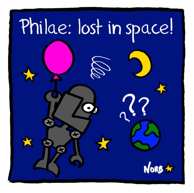 Philae: lost in space!
