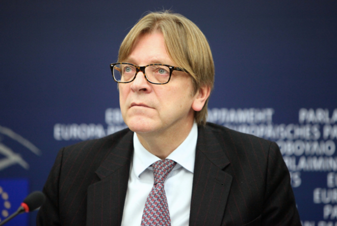 Guy Verhofstadt, ex-premier ministre belge, président du groupe des libéraux (ALDE), a présidé les négociations sur le « mieux légiférer » pour le compte du parlement européen. ©PE.
