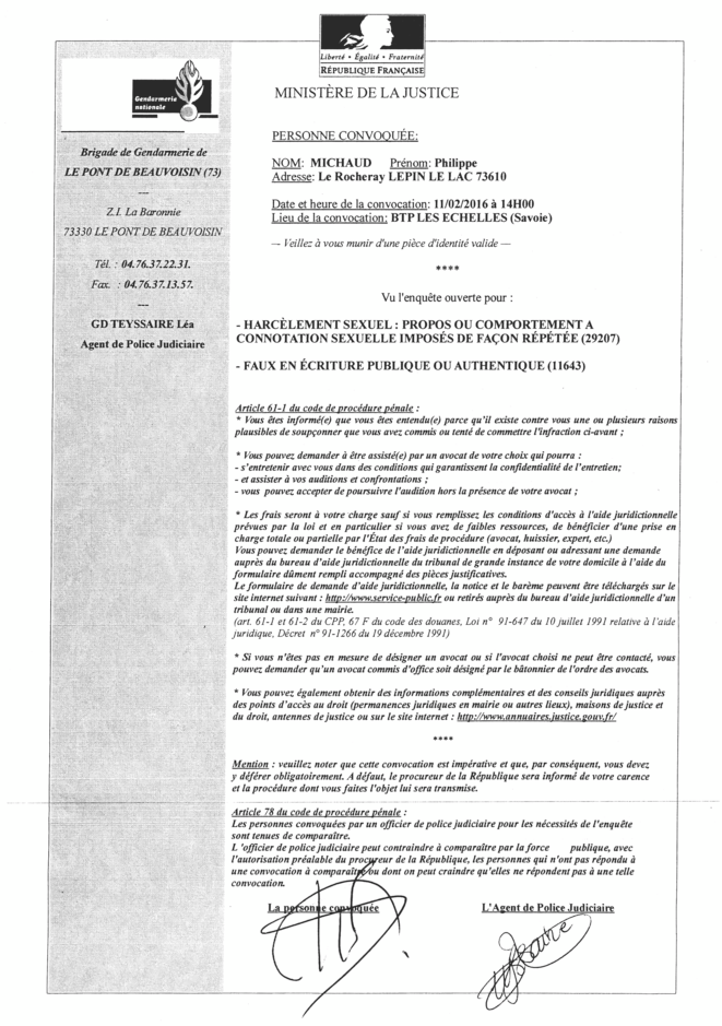 Une gendarmette m'a amené ça aujourd'hui...de la part de mon ex-hiérarchie. Une gendarmette m'a amené ça aujourd'hui...de la part de mon ex-hiérarchie.