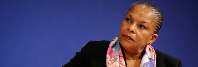Gone: left-wing justice minister Christiane Taubira.