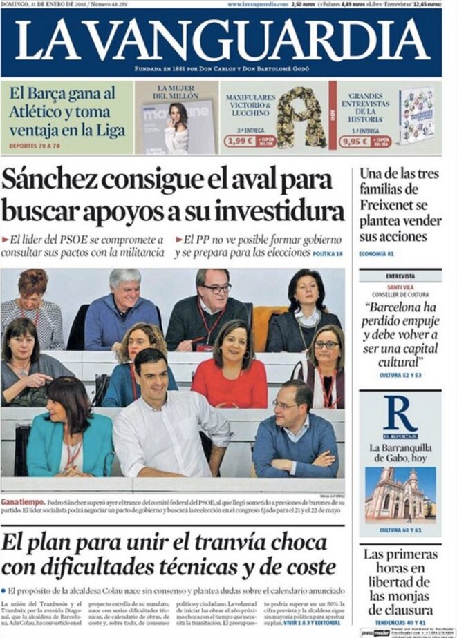 « Sánchez obtient le feu vert pour chercher des soutiens à son investiture » « Sánchez obtient le feu vert pour chercher des soutiens à son investiture »