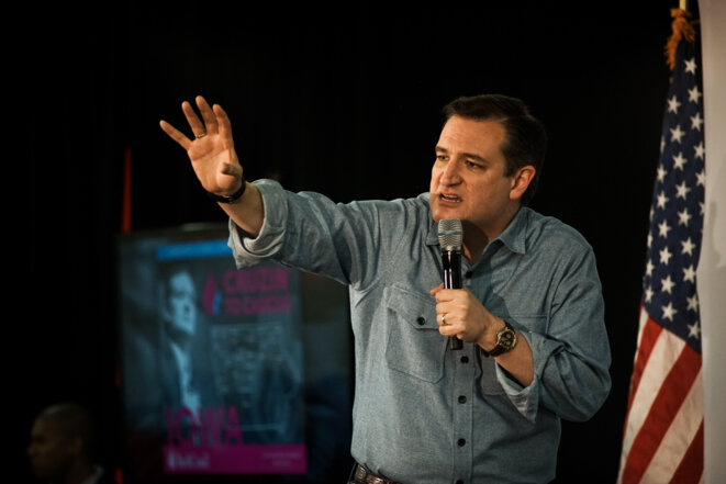 Ted Cruz à Iowa City, dimanche 31 janvier 2016 © Thomas Cantaloube Ted Cruz à Iowa City, dimanche 31 janvier 2016 © Thomas Cantaloube