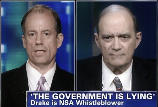 Les trois lanceurs d'alerte de la NSA, Thomas Drake, William Binney et Edward Snowden dans Nothing to Hide © CNN Les trois lanceurs d'alerte de la NSA, Thomas Drake, William Binney et Edward Snowden dans Nothing to Hide © CNN