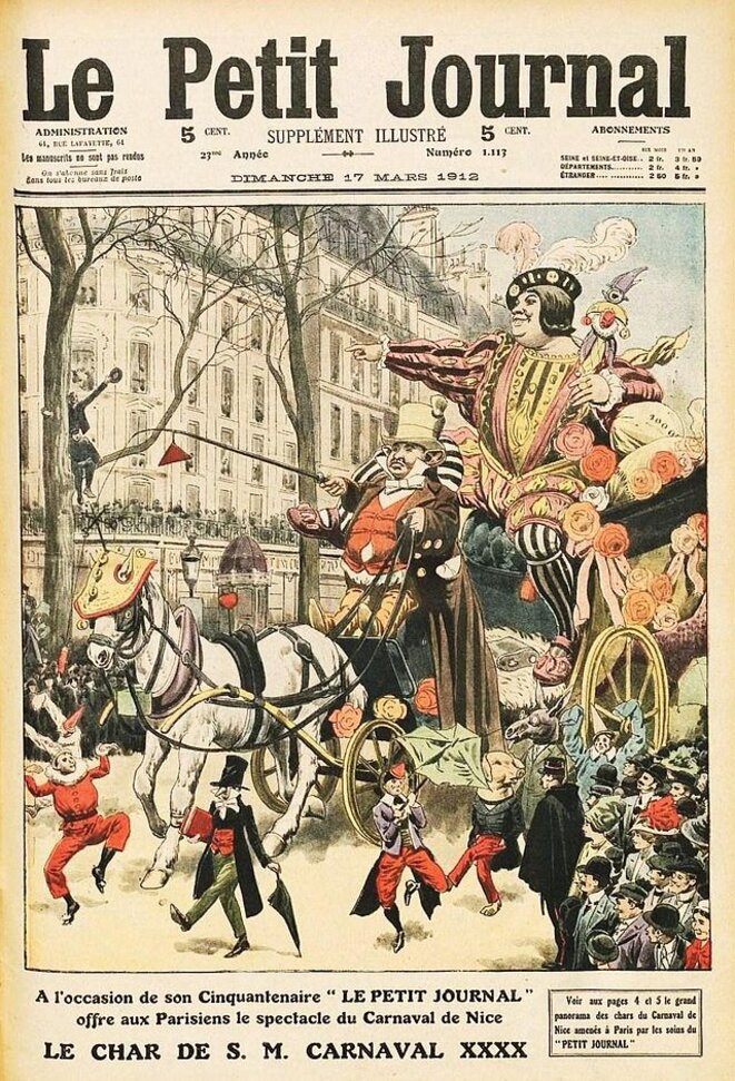La une du Petit Journal du 17 mars 1912 La une du Petit Journal du 17 mars 1912