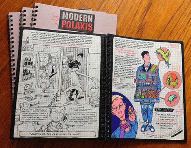 Modern Polaxis, fantastique BD en réalité augmentée