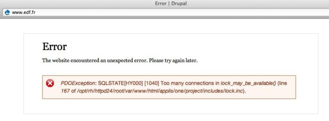 Error in EDF Error in EDF