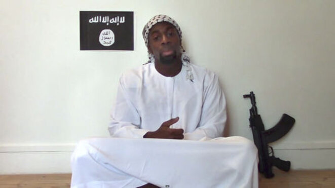Amedy Coulibaly dans la vidéo diffusée sur Internet après sa mort, le 11 janvier.