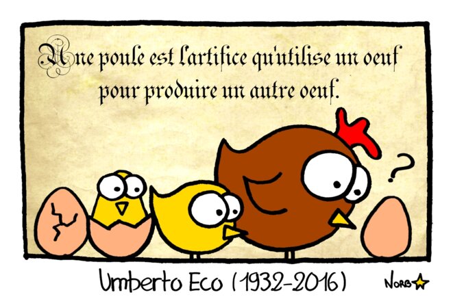 L'œuf et la poule (Umberto Eco)