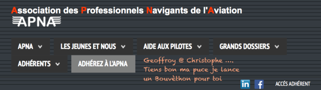 Le Président de l'APNA, commandant de bord B777 chez Air France, aide ses ex-collègues d'Air Cocaïne en lançant le Bouvèthon