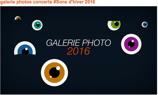 galerie photos concerts #Sons d'hiver 2016