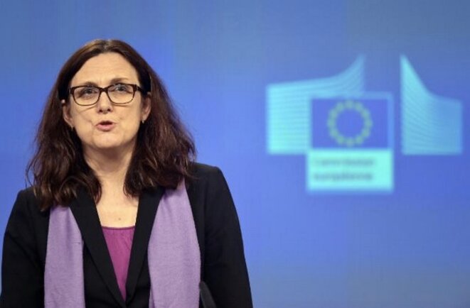 La commissaire au commerce Cecilia Malmström le 29 février à Bruxelles. ©CE. La commissaire au commerce Cecilia Malmström le 29 février à Bruxelles. ©CE.