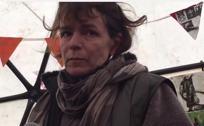 Liz Clegg, le 21 février 2016, à Calais