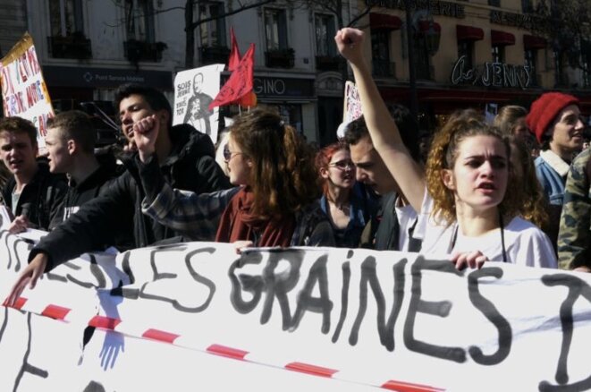 Manifestation contre la loi sur le travail, à Paris, le 17 mars 2016 © Dan Israel Manifestation contre la loi sur le travail, à Paris, le 17 mars 2016 © Dan Israel