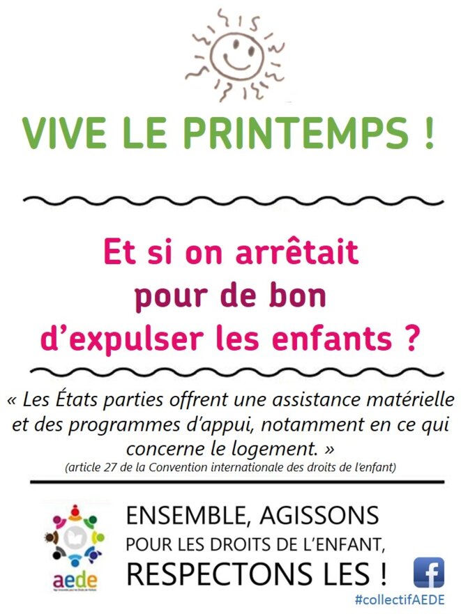 Et si on n'arrêtait d'expulser les enfants !