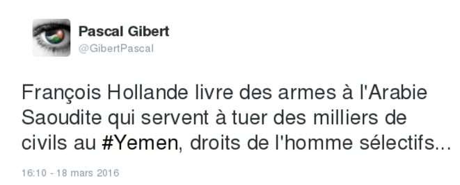 François Hollande livre des armes à l'Arabie Saoudite qui tue des civils au Yemen