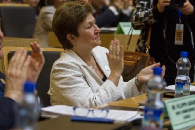 La búlgara Kristalina Georgieva, vicepresidenta de la Comisión Europea responsable del presupuesto, tendrá que pronunciarse sobre el futuro del acuerdo con Philip Morris. © EC La búlgara Kristalina Georgieva, vicepresidenta de la Comisión Europea responsable del presupuesto, tendrá que pronunciarse sobre el futuro del acuerdo con Philip Morris. © EC