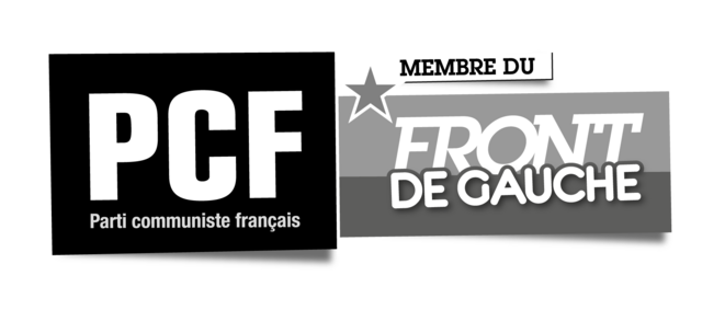 Logo officiel du PCF/Front de Gauche (version noir et blanc) Logo officiel du PCF/Front de Gauche (version noir et blanc)