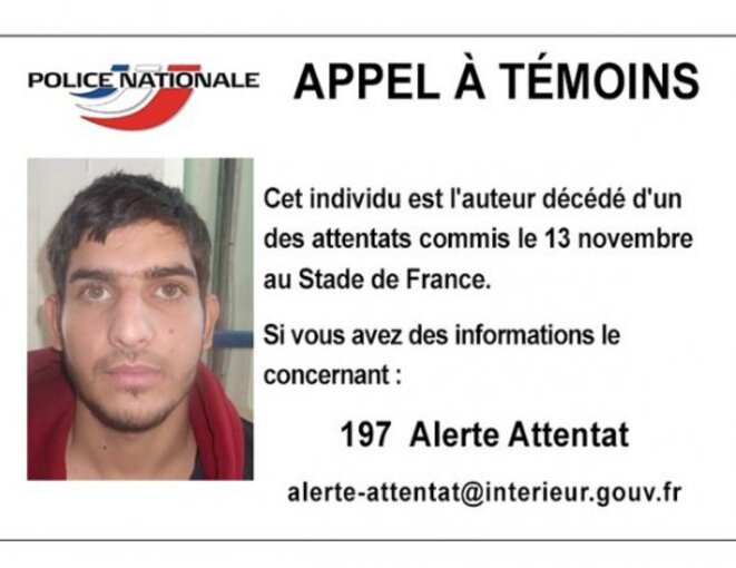 L'appel à témoin concernant Ahmad Al Mohammad.