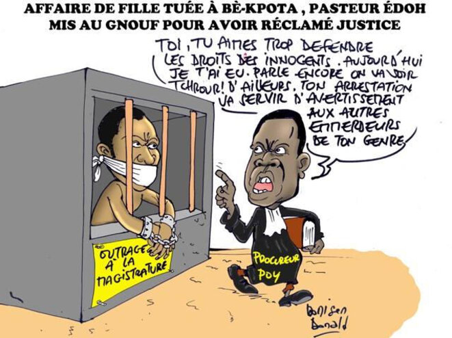 Caricature : Donisen Donald / Liberté Caricature : Donisen Donald / Liberté