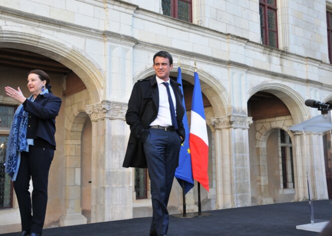 La récréation de Manuel Valls au Domaine de Chaumont-sur-Loire