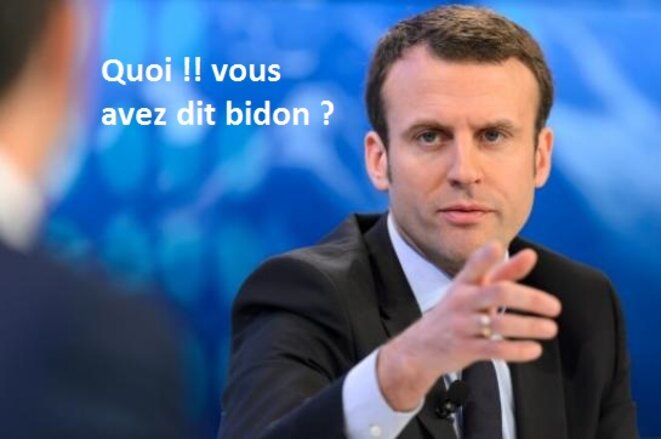 Le clip bidon de Macron.